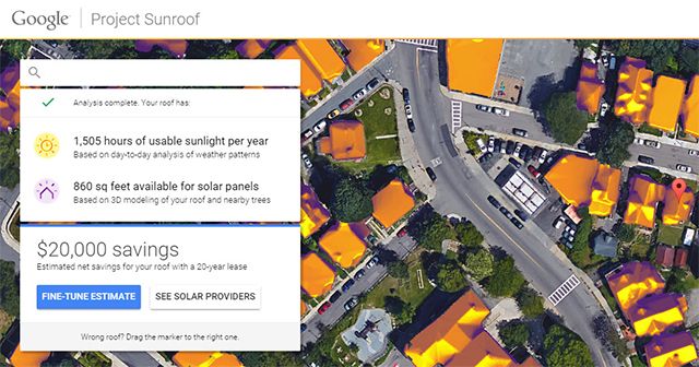 Google Project Sunroof Краткая информация
