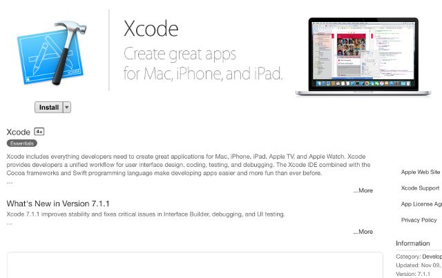 Xcode-приложение-магазин
