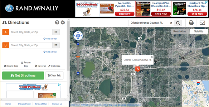 Рэнд МакНалли размещает сеть
