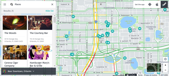 here.com размещает веб