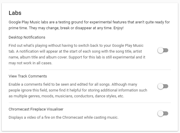 Google Play Музыкальные лаборатории
