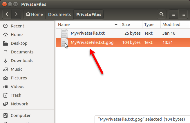 шифровать файлы и папки в Ubuntu