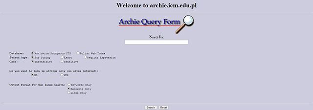 Archie-поисковые системы