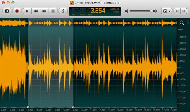 Лучшие бесплатные и дешевые аудио редакторы для Mac OS X ocenaudio
