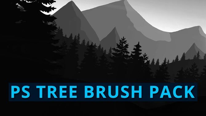 Adobe Photoshop Бесплатный набор кистей для деревьев
