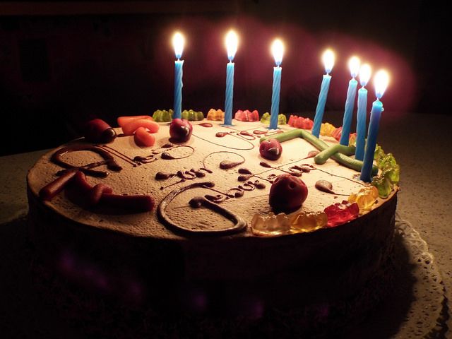 день рождения-свеча