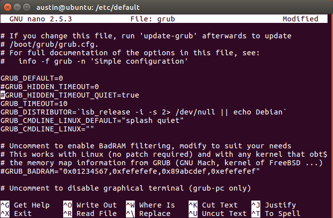 Как собрать собственное ядро ​​Linux Ubuntu GRUB
