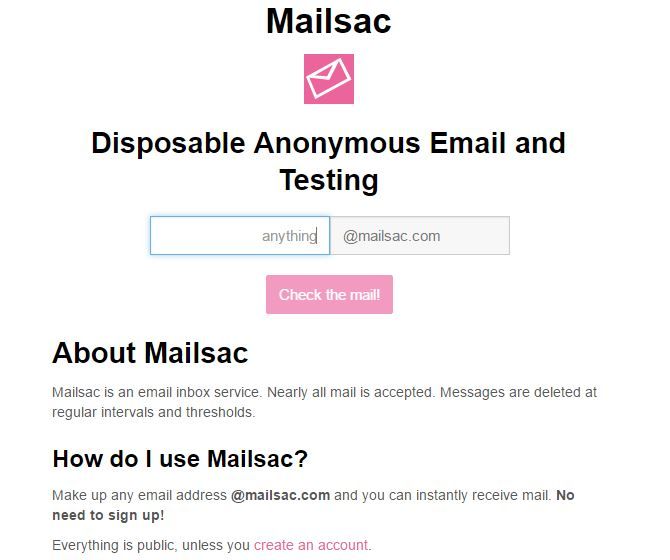 Нужен одноразовый адрес электронной почты? Попробуйте эти отличные сервисы Mailsac Одноразовая электронная почта