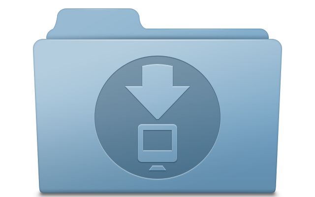 OS-X-загрузка-папка
