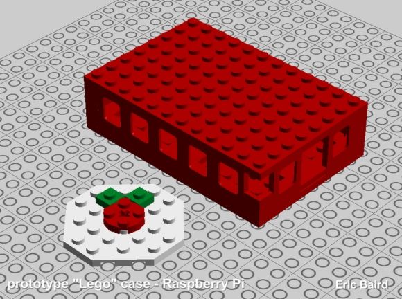 Raspberry Pi - компьютер ARM размером с кредитную карту - только за $ 25 lego case1