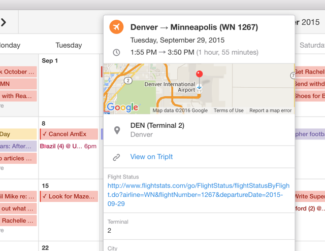 Google-кал-TripIt