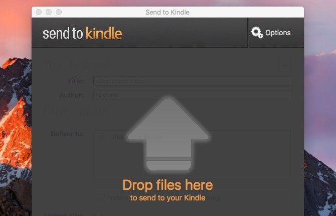 Amazon Отправить на Kindle