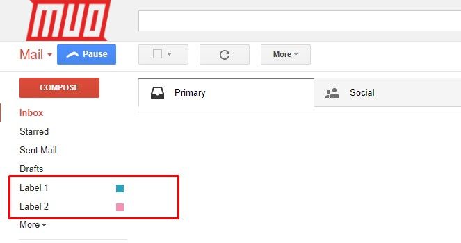 сортировать входящие Gmail
