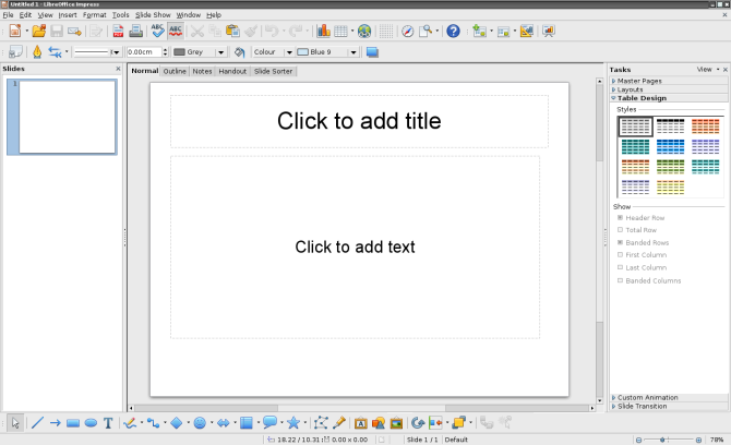 LibreOffice Альтернатива презентации PowerPoint