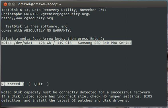 восстановление данных linux