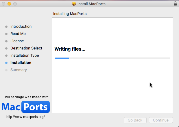 интро macports приложение install6