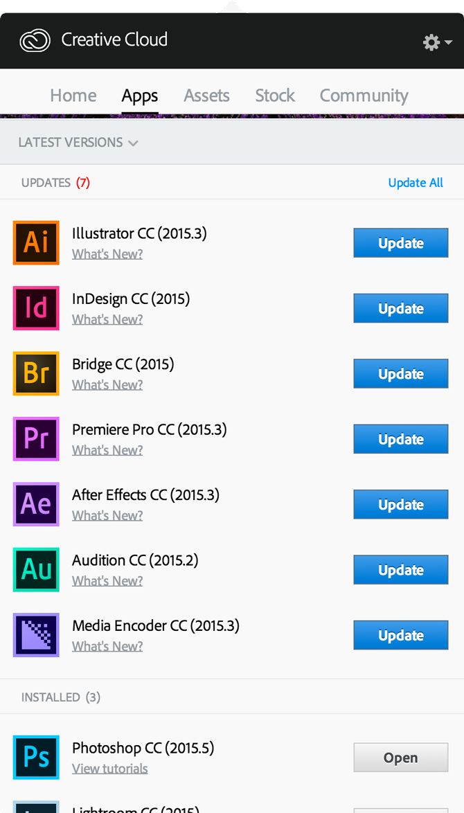 Установка Adobe Photoshop CC