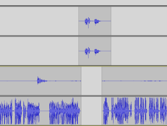 Audacity оптимизировать процесс разделения