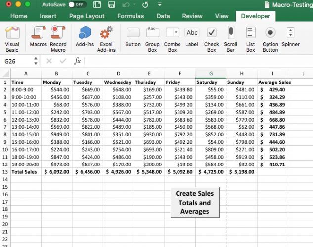 макросы в Excel на Mac для экономии времени