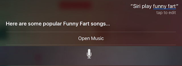 Яблочно-Music-советы-Сири-смешно пердеть