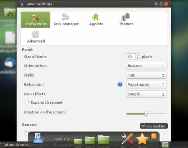 5 Power Docks для вашей Linux-машины muo linux доки Aw 634x500