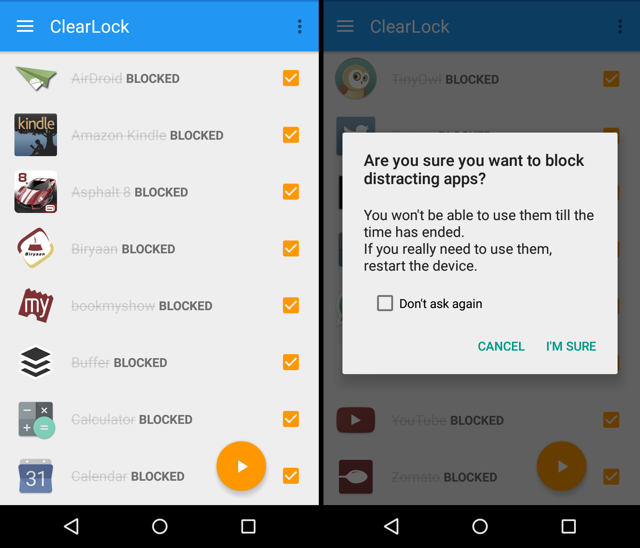 Clearlock-андроид-отвлечения блокировки