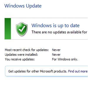 Windows 7 обновления не удалось