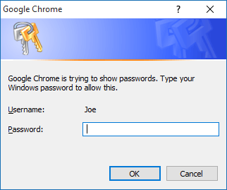 Chrome Показать пароли