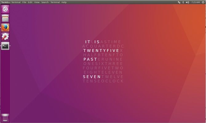 Часы Word на Ubuntu с использованием Conky