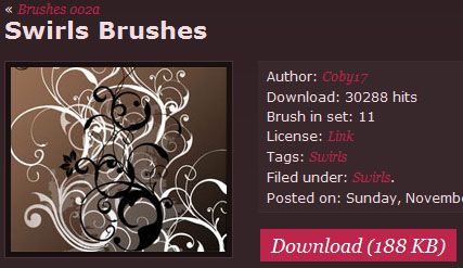 6 лучших сайтов для загрузки бесплатных Photoshop Brushes fbrushes2