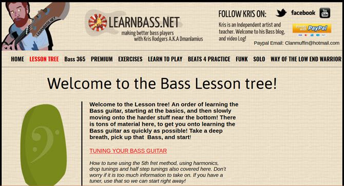 научиться играть на басу