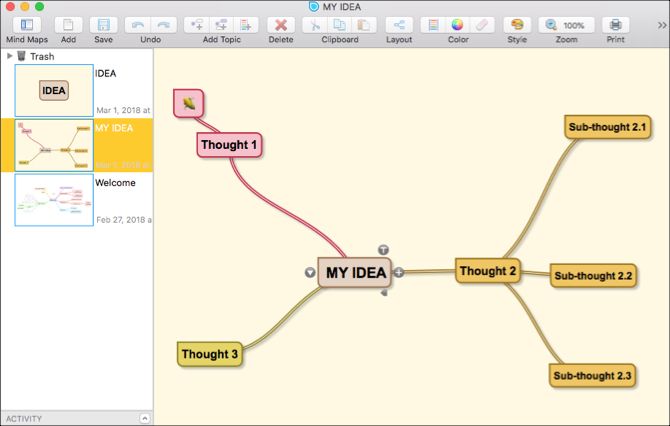 SimpleMind Lite на Mac