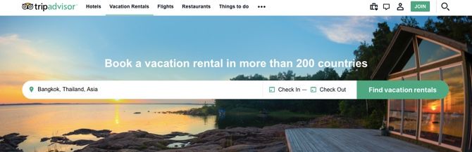 Trip Advisor Сезонная аренда