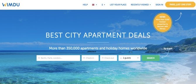 Wimdu вариант аренды для отпуска