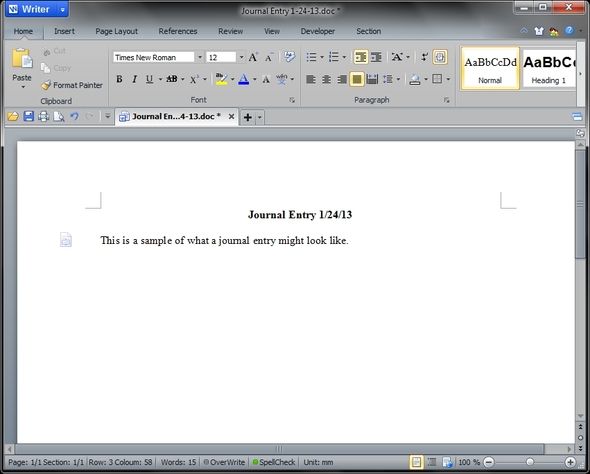 как вести дневник