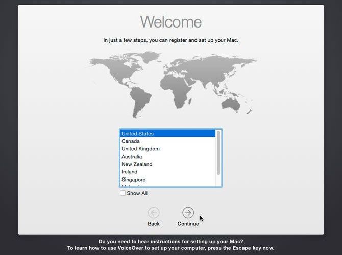 Как установить macOS на ПК (требуется Mac) язык установки macos