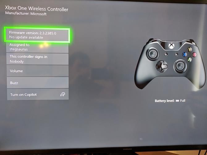 Xbox-One-Update-контроллер