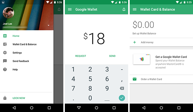 Android-отправить деньги-сравнить-Google-кошелек