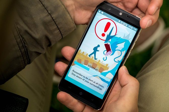 Pokemon Go на мобильном устройстве