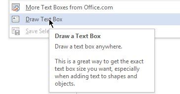 Используйте этот трюк для лучшего позиционирования таблицы в текстовом поле Microsoft Word MSWord Draw