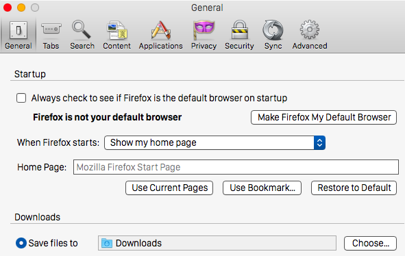 Конечные настройки браузера: необходимо изменить элементы в Chrome, Firefox и Internet Explorer