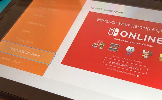 Nintendo Switch Online Зарегистрироваться