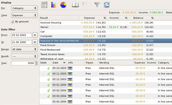 Homebank для Linux