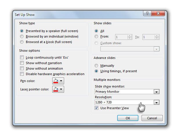 Выберите разрешение