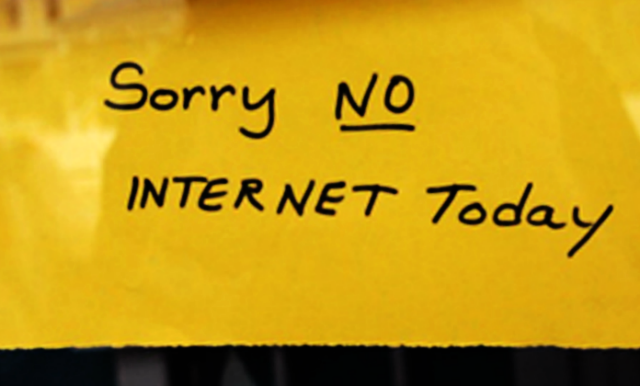 нет доступа в Интернет