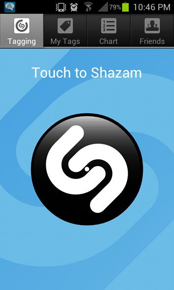 Shazam приложение для Android
