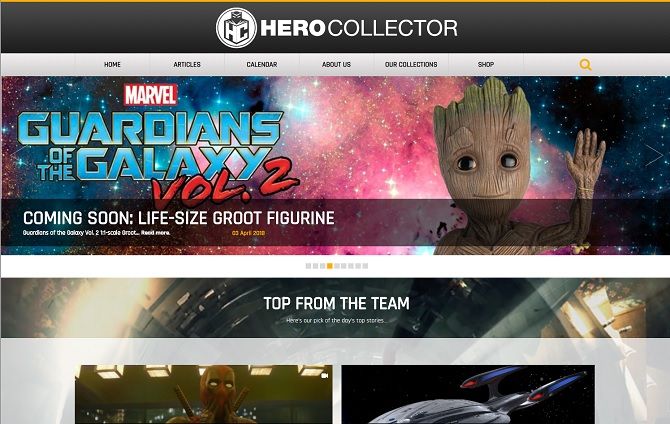 Сайты комиксов - HeroCollector