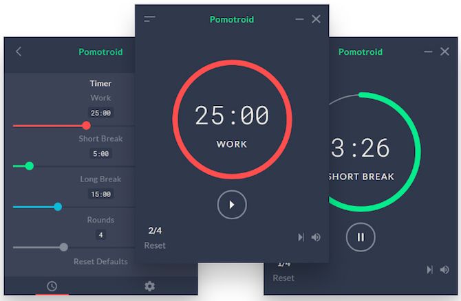 приложения для рабочего стола Kanban Pomodoro