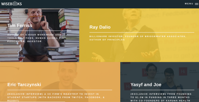 Wisebooks собирает книжные рекомендации знаменитостей