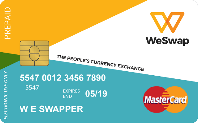 WeSwap MasterCard